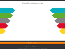 Tablet Screenshot of lottozahlen-lottogewinne.de